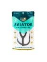 Arnes para aves THE AVIATOR negro talla X SMALL 110 - 190 grs